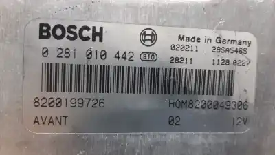 Pezzo di ricambio per auto di seconda mano centralina motore per renault scénic i monospace (ja0/1_, fa0_) 1.9 dti (ja1u) riferimenti oem iam 0281010442  
