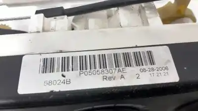 Peça sobressalente para automóvel em segunda mão comando de sofagem (chauffage / ar condicionado)  por dodge caliber s referências oem iam p05058307ae  