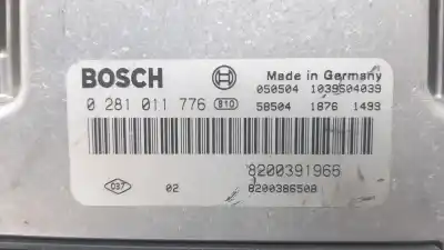 Автозапчастина б/у ебу контролер двигуна для renault scenic ii confort dynamique посилання на oem iam 0281011776  8200386508