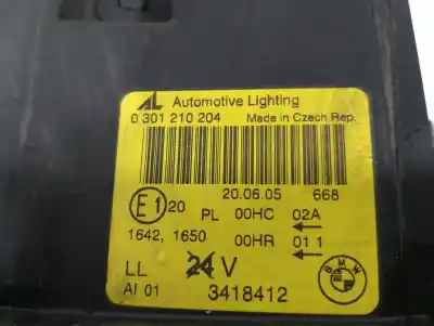 Second-hand car spare part right headlight for bmw x3 (e83) 2.0d oem iam references 63123418400  