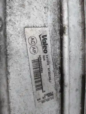 Peça sobressalente para automóvel em segunda mão intercooler por citroen c4 coupe vts referências oem iam 9645658080  