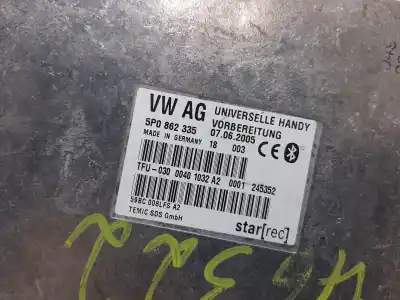 Peça sobressalente para automóvel em segunda mão sistema de áudio / rádio cd por seat leon (1p1) reference referências oem iam 5p0857962a