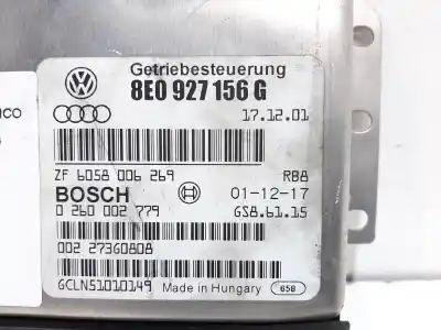 Second-hand car spare part automatic gearbox control unit for audi a4 avant (8e) 3.0 quattro oem iam references 8e0927156  0260002779