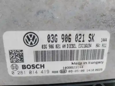 Автозапчасти б/у блок управления двигателем за seat altea xl (5p5) reference ссылки oem iam 03g906021sk  0281014419