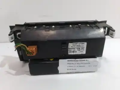 Second-hand car spare part multifunction display for citroen c4 lim. seduction oem iam references 9676198280  