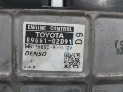 Second-hand car spare part ecu engine control for toyota auris sol oem iam references 8966102d91  mb1758009591