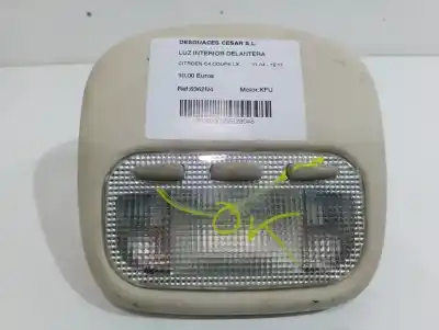 Peça sobressalente para automóvel em segunda mão luz interior dianteira por citroen c4 coupe lx referências oem iam 6362n4