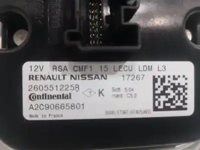 Second-hand car spare part xenon headlights control unit  for renault clio iv limited oem iam references a2c90665801  