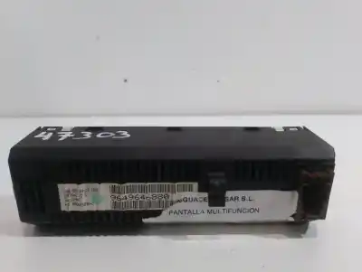 Second-hand car spare part multifunction display for citroen c4 coupe lx oem iam references   