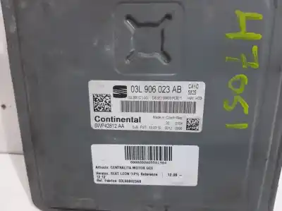 Second-hand car spare part ecu engine control for seat leon (1p1) reference oem iam references 03l906023ab  