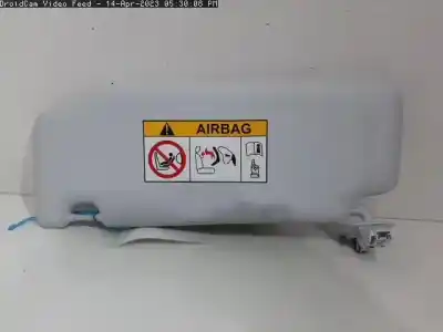 Pièce détachée automobile d'occasion pare-soleil droit pour peugeot 208 allure références oem iam 16125841pr