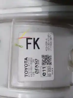İkinci el araba yedek parçası tam normal isitma için toyota prius (nhw30) plug-in hybrid advance oem iam referansları   8701047140