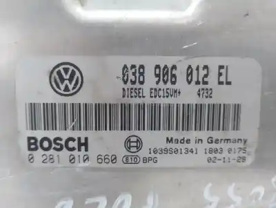 Pièce détachée automobile d'occasion CALCULATEUR MOTEUR ECU pour VOLKSWAGEN POLO (9N1)  Références OEM IAM 281010660  038906012EL