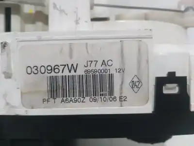 Peça sobressalente para automóvel em segunda mão comando de sofagem (chauffage / ar condicionado)  por renault clio iii confort dynamique referências oem iam   030967w