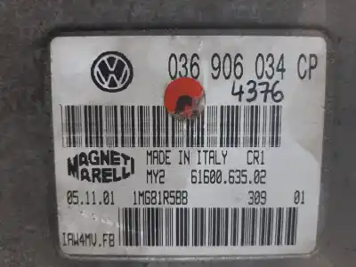 Second-hand car spare part ecu engine control for seat leon (1m1) signo oem iam references 036906034cp  