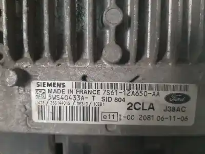 Peça sobressalente para automóvel em segunda mão centralina de motor uce por ford fiesta (cbk) ambiente referências oem iam 5w404334t