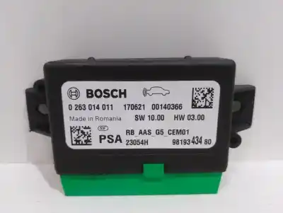 Pièce détachée automobile d'occasion module électronique pour peugeot 208 allure références oem iam 9819343480