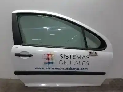 Peça sobressalente para automóvel em segunda mão porta dianteira direita por peugeot 207 xt pack referências oem iam 9004ar