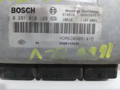 Автозапчасти б/у блок управления двигателем за renault scenic (ja..) 1.9 dci authentique ссылки oem iam 0281010189