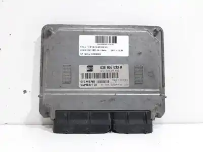 Gebrauchtes Autoersatzteil ecu-motorsteuergerät uce motorsteuergerät zum seat ibiza (6l1) stella oem-iam-referenzen 03e906033d