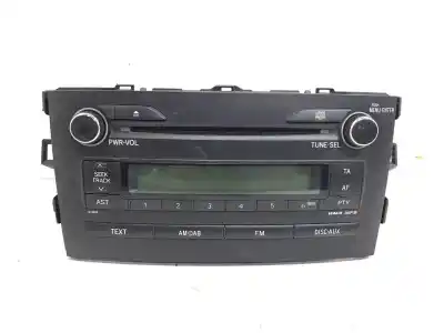 Peça sobressalente para automóvel em segunda mão sistema de áudio / rádio cd por toyota auris active referências oem iam 8612002a70