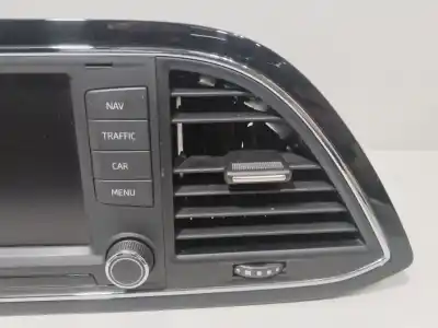 Second-hand car spare part multifunction display for seat leon (5f1) reference ecomotive oem iam references 5f0919604a  