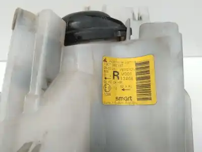Second-hand car spare part right headlight for smart coupe básico (45kw) oem iam references 1307022337  