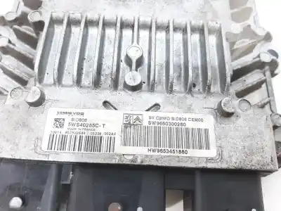 Second-hand car spare part ecu engine control for citroen c3 1.4 hdi exclusive oem iam references 5ws40285ct  