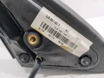 Peça sobressalente para automóvel em segunda mão espelho retrovisor esquerdo por skoda rapid active referências oem iam 5jb857407f  
