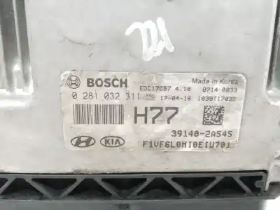 Peça sobressalente para automóvel em segunda mão centralina de motor uce por hyundai i40 cab bluedrive referências oem iam 391402a545  