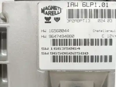Pezzo di ricambio per auto di seconda mano centralina motore per peugeot 307 break / sw (s1) sw riferimenti oem iam iaw6lp101  