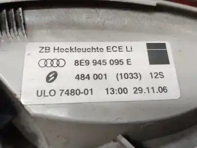 Second-hand car spare part left tailgate light for audi a4 berlina (8e) 2.0 tdi 16v (103kw) oem iam references 8e9945095  