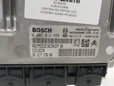 Автозапчастина б/у ебу контролер двигуна для citroen xsara picasso (n68) 1.6 hdi посилання на oem iam 0281012466  9661773880