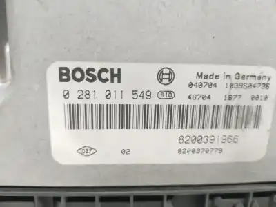 Автозапчастина б/у ебу контролер двигуна для renault scénic ii (jm0/1_) 1.9 dci (jm0g, jm12, jm1g, jm2c) посилання на oem iam 8200391966 0281011549 