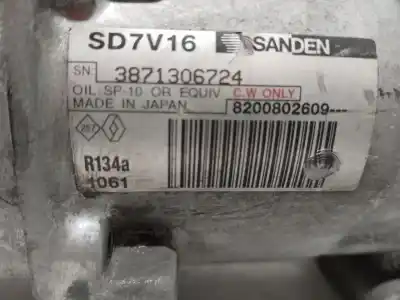 Second-hand car spare part air conditioning compressor for dacia logan mcv (ks_) 1.5 dci (ks0k) oem iam references 8200802609 3871306724 