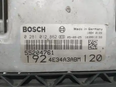 Second-hand car spare part ecu engine control for fiat stilo multi wagon (192_) 1.9 d multijet oem iam references 0281012862  