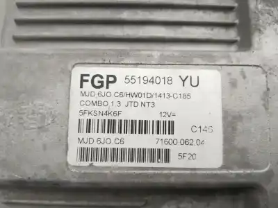 Автозапчасти б/у блок управления двигателем за opel combo tour 1.3 cdti 16v ссылки oem iam 55194018yu  