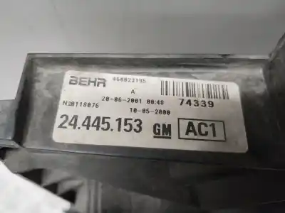 Автозапчасти б/у электрический вентилятор за opel corsa c (x01) 1.2 (f08, f68) ссылки oem iam 24445153  
