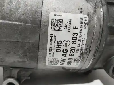 Peça sobressalente para automóvel em segunda mão compressor de ar condicionado a/a a/c por seat leon (1m1) 1.6 16 v referências oem iam 1j0820803k  