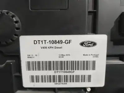 Second-hand car spare part dashboard for ford transit connect monospace 1.6 tdci oem iam references dt1t10849gf  