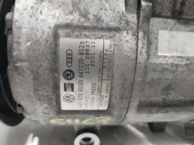 Pezzo di ricambio per auto di seconda mano compressore aria condizionata per volkswagen polo (9n_, 9a_) 1.4 16v riferimenti oem iam 6q0820803d  