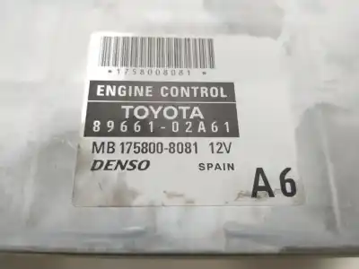Second-hand car spare part ecu engine control for toyota corolla (_e12_) 2.0 d-4d (cde120r_, cde120l_) oem iam references 8966102a61  1758008081