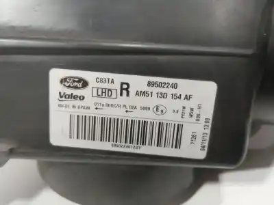 Second-hand car spare part right headlight for ford c-max ii (dxa/cb7, dxa/ceu) 1.0 ecoboost oem iam references am5113d154af  