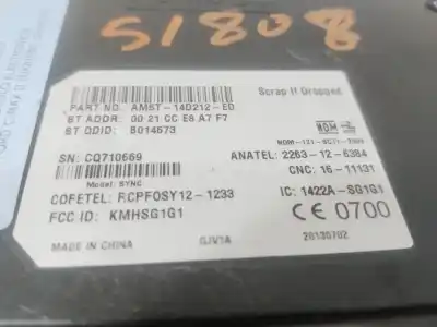 Peça sobressalente para automóvel em segunda mão módulo eletrônico por ford c-max ii (dxa/cb7, dxa/ceu) 1.0 ecoboost referências oem iam am5t14d212ed  