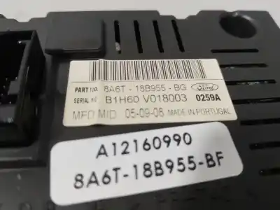 İkinci el araba yedek parçası çok fonksiyonlu ekran için ford fiesta vi (cb1, ccn) 1.6 tdci oem iam referansları 8a6t18b955bf  