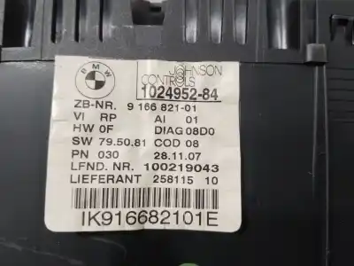 Second-hand car spare part dashboard for bmw 1 (e81) 118 i oem iam references 102495284  