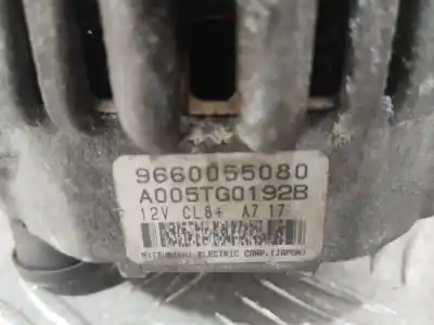 Автозапчастина б/у генератор для peugeot 207/207+ (wa_, wc_) 1.4 посилання на oem iam 9660055080  