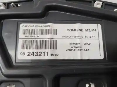 Peça sobressalente para automóvel em segunda mão quadrante por citroen c-elysee (dd_) 1.6 hdi 92 referências oem iam 9824321180  