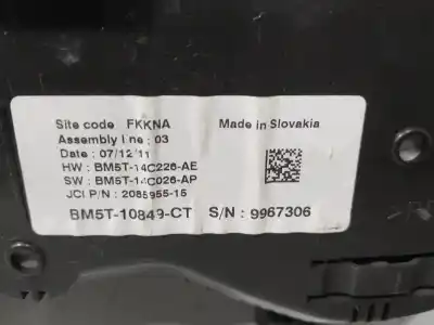 Peça sobressalente para automóvel em segunda mão quadrante por ford focus iii 1.6 tdci referências oem iam bm5t10849ct  