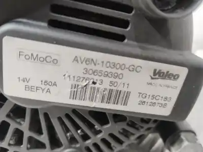 Peça sobressalente para automóvel em segunda mão alternador por ford focus iii 1.6 tdci referências oem iam 30659390  